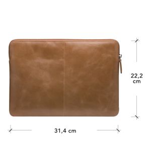dbramante1928 Skagen Pro - Laptop hoes 13 inch - Echt leer - MacBook Pro 13 inch / Air 13 inch - Tan