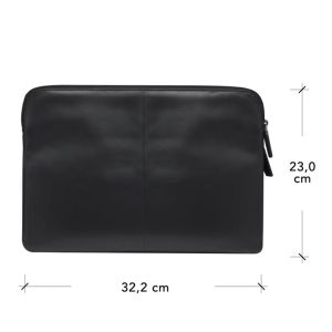 dbramante1928 Skagen Pro+ Sleeve - Laptop hoes 13 inch - Echt leer - MacBook Pro 13 inch / Air 13 inch - Black