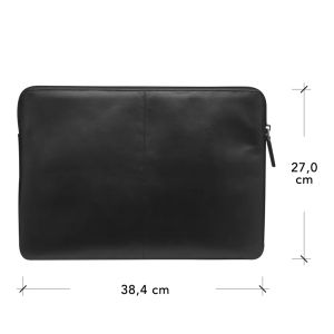 dbramante1928 Skagen Pro - Laptop hoes 14 inch - Echt leer - MacBook Air 15 inch - Black