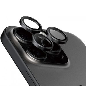 PanzerGlass Camera Protector Hoop Optic Rings iPhone 15 Pro / 15 Pro Max - Black Titanium