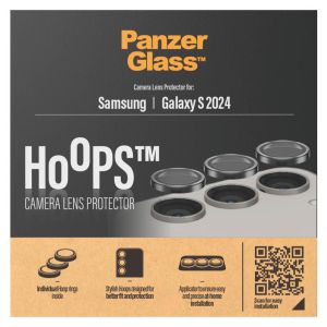 PanzerGlass Camera Protector Hoop Optic Rings Samsung Galaxy S24 - Black