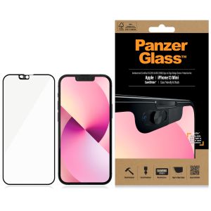 PanzerGlass CamSlider™ Anti-Bacterial Case Friendly Screenprotector iPhone 13 Mini - Zwart