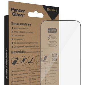 PanzerGlass Ultra-Wide Fit Anti-Bacterial Screenprotector incl. applicator iPhone 14 Pro