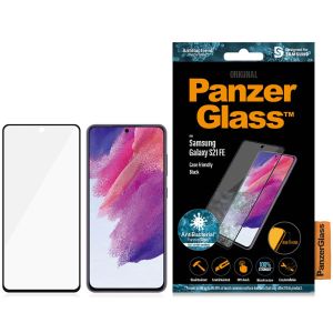 PanzerGlass Anti-Bacterial Case Friendly Screenprotector Samsung Galaxy S21 FE - Zwart