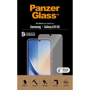 PanzerGlass Ultra-Wide Fit Anti-Bacterial Screenprotector Samsung Galaxy A34 (5G)