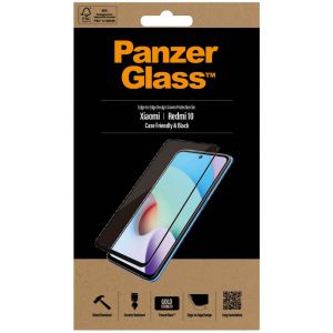 PanzerGlass Case Friendly Screenprotector Xiaomi Redmi Note 10 (5G) / Redmi 10 - Zwart