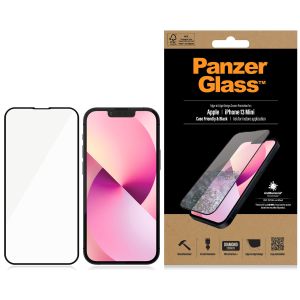 PanzerGlass Anti-Bacterial CaseFriendly Screenprotector iPhone 13 Mini - Zwart