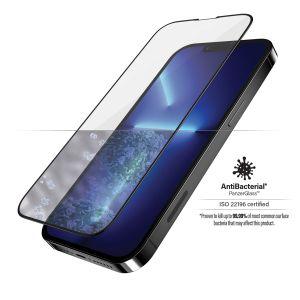 PanzerGlass Anti-Bacterial Case Friendly Screenprotector iPhone 13 Pro Max - Zwart