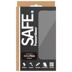 PanzerGlass Ultra-Wide Fit Anti-Bacterial Screenprotector Nothing Phone (1) - Transparant