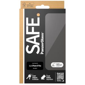 PanzerGlass SAFE Ultra-Wide Fit Screenprotector iPhone 15 Plus