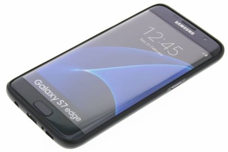 Lederen Backcover Samsung Galaxy S7 Edge