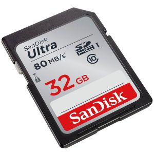 SanDisk Ultra 32GB SDHC UHS-I geheugenkaart