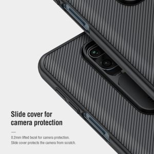 Nillkin CamShield Case Xiaomi Redmi Note 9 Pro / 9S - Zwart