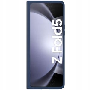 Nillkin CamShield Silky Silicone Case Samsung Galaxy Z Fold 5 - Blauw