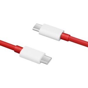 OnePlus Originele USB-C naar USB-C kabel 12A - 120 Watt - 1 meter - Rood