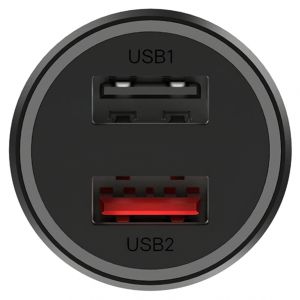 Xiaomi Originele car charger - autolader - Dual USB poort  - 37 Watt - Zwart