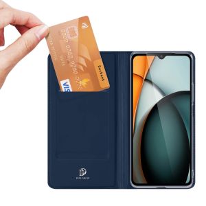 Dux Ducis Slim Softcase Bookcase Xiaomi Redmi A3 - Donkerblauw