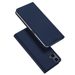 Dux Ducis Slim Softcase Bookcase Motorola Moto G34 - Donkerblauw