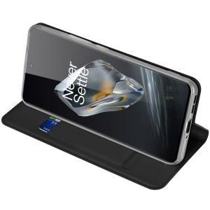 Dux Ducis Slim Softcase Bookcase OnePlus 12 - Zwart