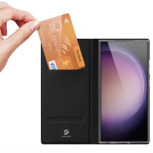 Dux Ducis Slim Softcase Bookcase Samsung Galaxy S24 Ultra - Zwart