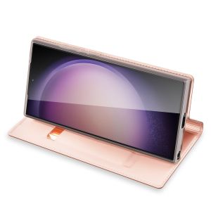 Dux Ducis Slim Softcase Bookcase Samsung Galaxy S24 Ultra - Rosé Goud