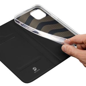 Dux Ducis Slim Softcase Bookcase iPhone 15 Plus - Zwart