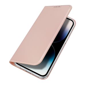 Dux Ducis Slim Softcase Bookcase iPhone 15 Pro - Rosé Goud