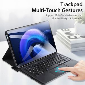 Dux Ducis QWERTY Bluetooth Keyboard Bookcase Xiaomi Pad 6 / 6 Pro - Zwart