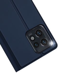 Dux Ducis Slim Softcase Bookcase Motorola Edge 40 Pro - Donkerblauw