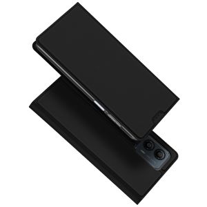 Dux Ducis Slim Softcase Bookcase Motorola Moto G53 - Zwart