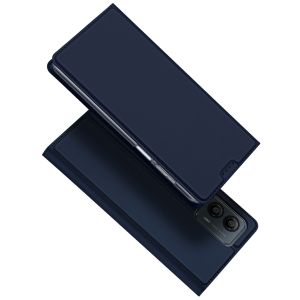Dux Ducis Slim Softcase Bookcase Motorola Moto G53 - Donkerblauw