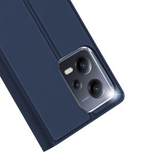 Dux Ducis Slim Softcase Bookcase Xiaomi Redmi Note 12 / Xiaomi Poco X5 5G - Donkerblauw