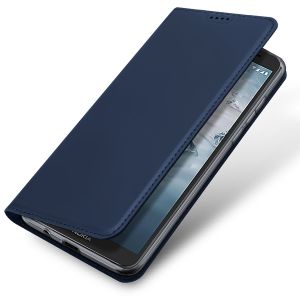Dux Ducis Slim Softcase Bookcase Nokia C2 2nd Edition - Donkerblauw