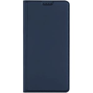 Dux Ducis Slim Softcase Bookcase Motorola Moto E22 - Donkerblauw