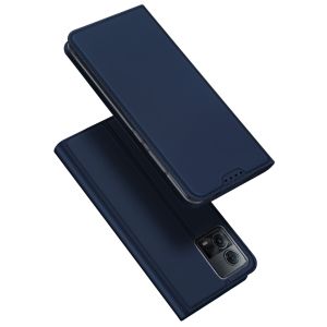 Dux Ducis Slim Softcase Bookcase Motorola Edge 30 Fusion - Donkerblauw