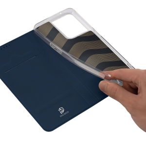 Dux Ducis Slim Softcase Bookcase Oppo Reno 8 Pro 5G - Donkerblauw