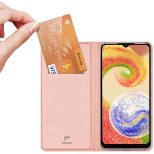 Dux Ducis Slim Softcase Bookcase Samsung Galaxy A04 - Rosé Goud