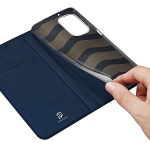 Dux Ducis Slim Softcase Bookcase Nokia G60 - Donkerblauw