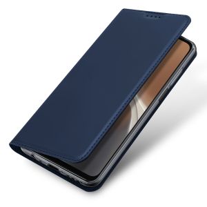 Dux Ducis Slim Softcase Bookcase Motorola Moto G32 - Donkerblauw