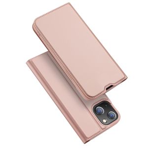 Dux Ducis Slim Softcase Bookcase iPhone 14 - Rosé Goud