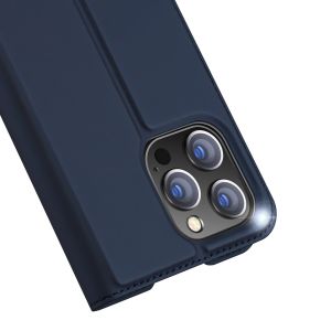Dux Ducis Slim Softcase Bookcase iPhone 14 Pro - Donkerblauw