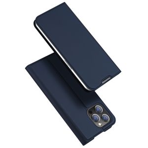 Dux Ducis Slim Softcase Bookcase iPhone 14 Pro - Donkerblauw