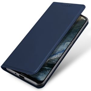Dux Ducis Slim Softcase Bookcase Nokia G11 Plus - Donkerblauw