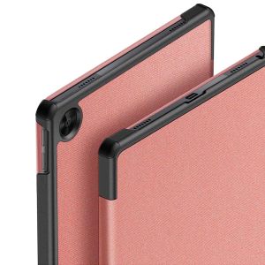 Dux Ducis Domo Bookcase Lenovo Tab M10 Plus (3rd gen) - Rosé Goud