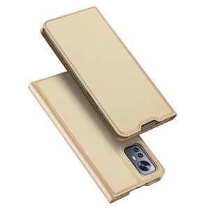 Dux Ducis Slim Softcase Bookcase Xiaomi 12 Lite - Goud