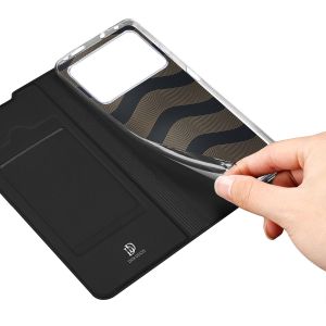 Dux Ducis Slim Softcase Bookcase Xiaomi Poco X4 Pro 5G - Zwart
