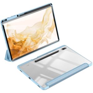 Dux Ducis Toby Bookcase Samsung Galaxy Tab S8 Plus / S7 Plus / S7 FE - Blauw
