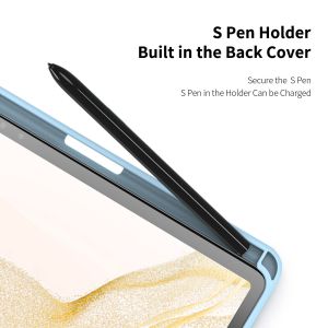 Dux Ducis Toby Bookcase Samsung Galaxy Tab S8 Plus / S7 Plus / S7 FE - Blauw