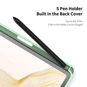 Dux Ducis Toby Bookcase Samsung Galaxy Tab S8 Plus / S7 Plus / S7 FE - Groen