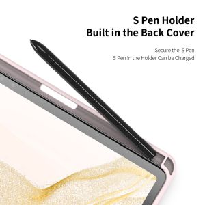 Dux Ducis Toby Bookcase Samsung Galaxy Tab S8 Plus / S7 Plus / S7 FE - Roze